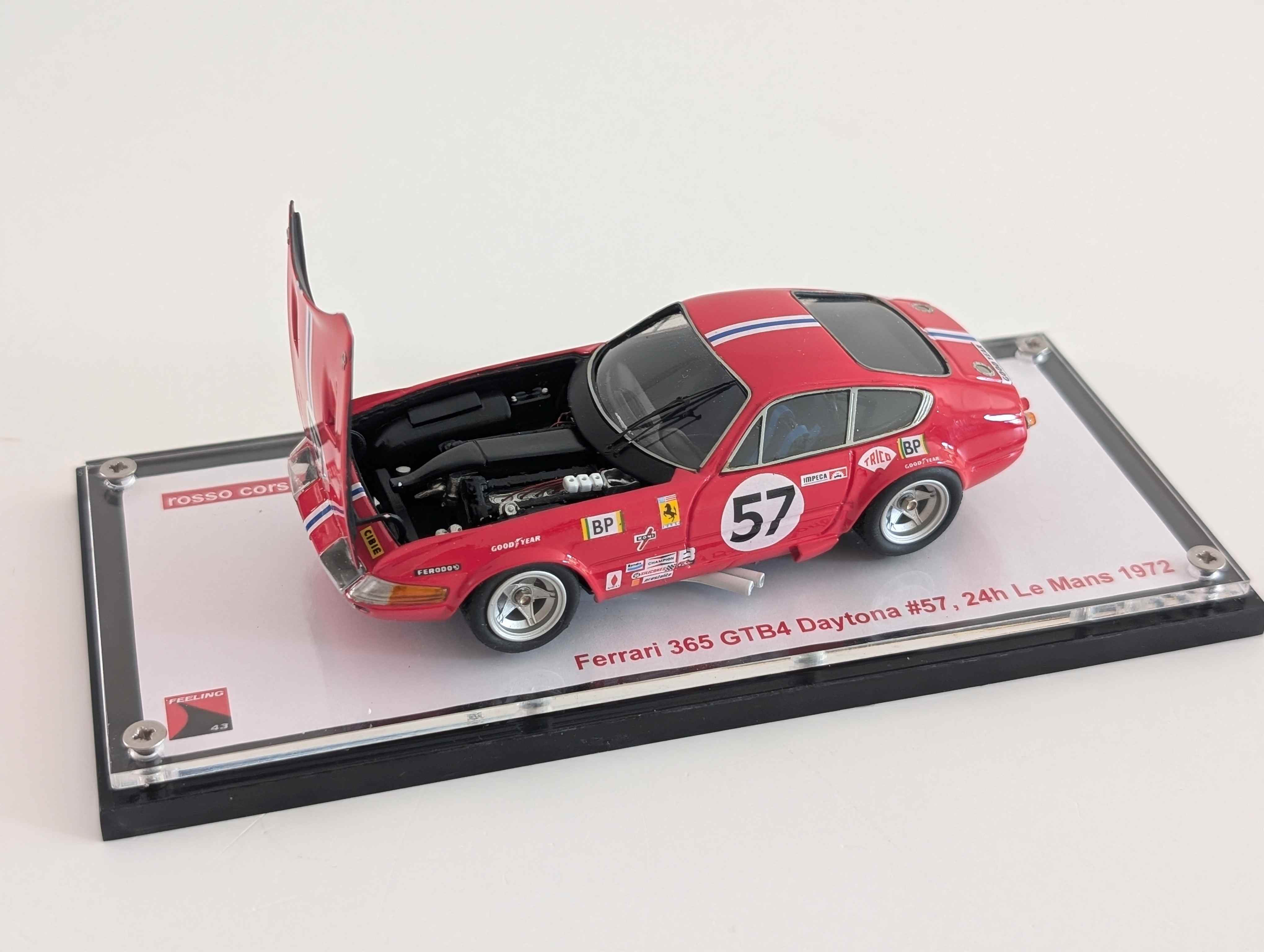 Rosso Corsa : Ferrari Daytona GRIV Le Mans 1972